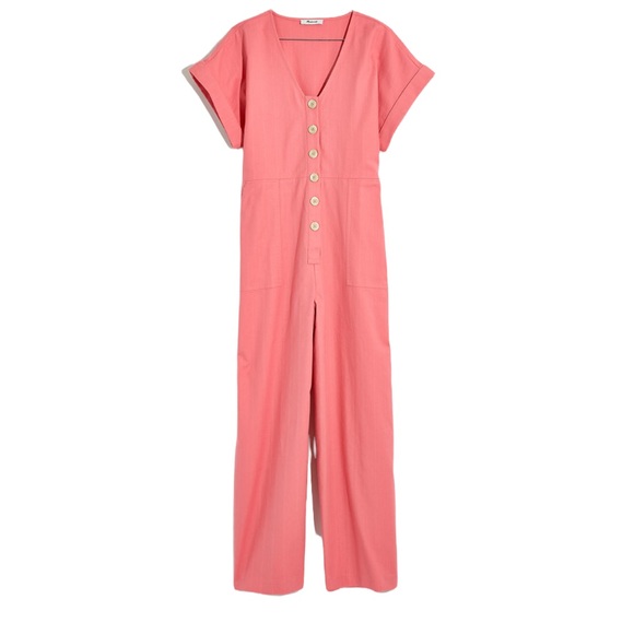 Madewell Pink Jumpsuit - Picture 6 of 7
